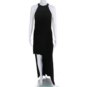 Laundry by Shelli Segal Womens Black High Neck Gown Size 6 10413683